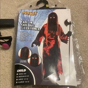 Spirit Kids Executioner Costume - Black and Red